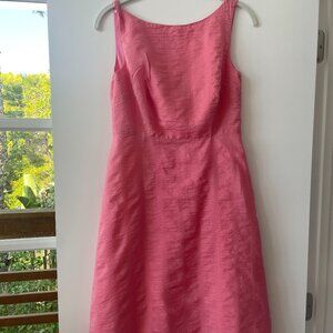J. Crew Pink Midi Dress